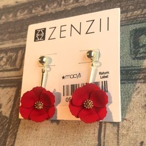 Zenzii Flame Flower Earrings